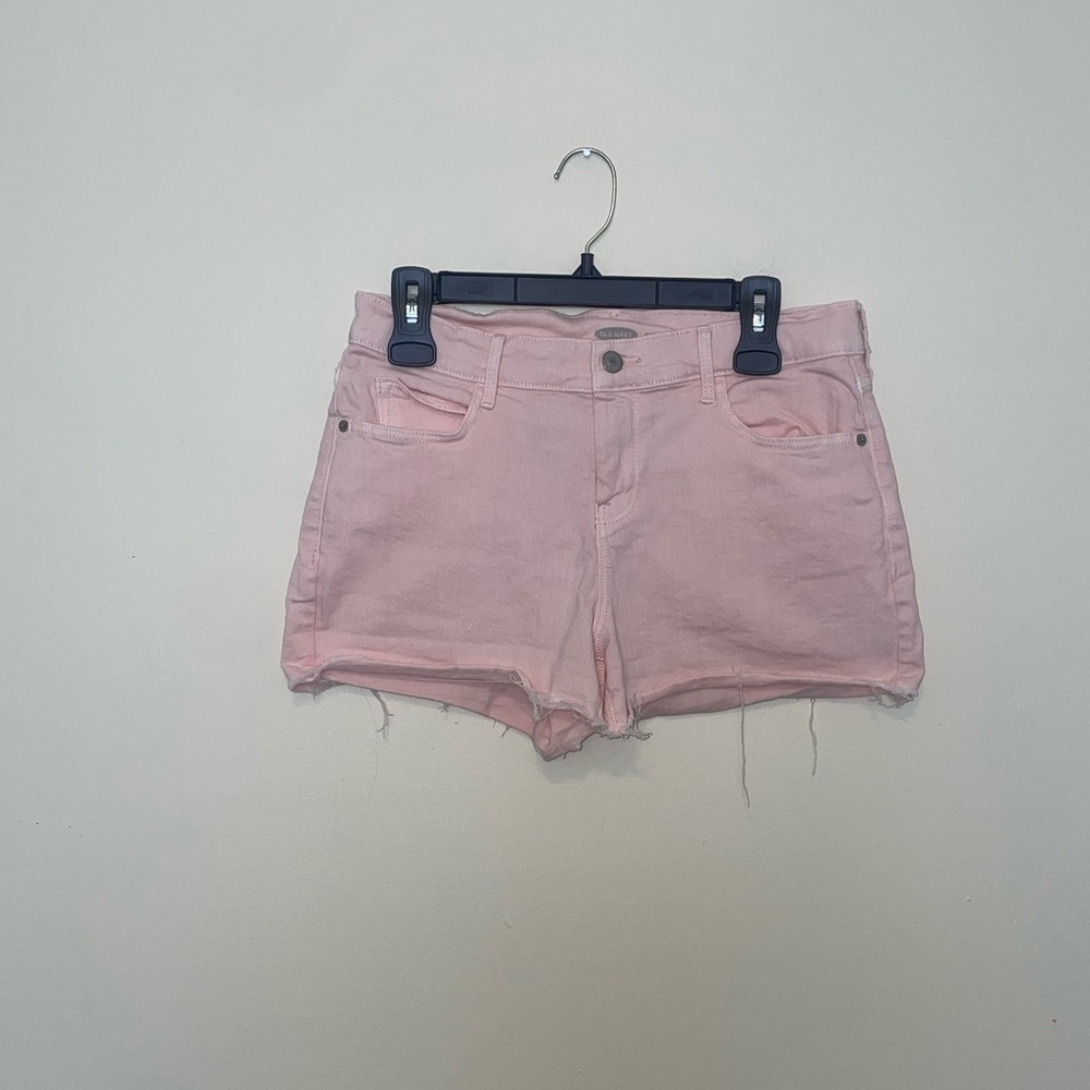 Old Navy Light Pink Boyfriend Denim Shorts Size 6